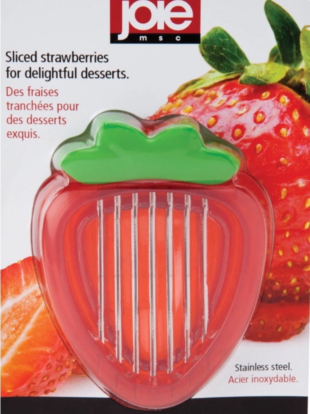 Joie Strawberry Slicer - Red and Green